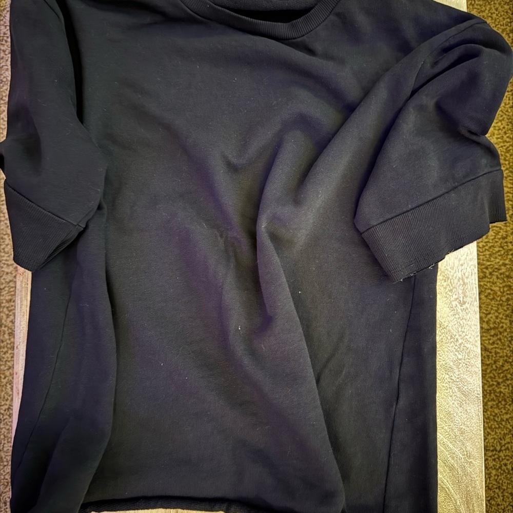 Zara Black Short Sleeve Top - Picture 3 of 7
